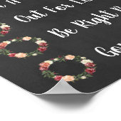 Waar is de Psycholoog Kantoor Deurbord? Poster (Hoek)