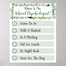 Waar is de Psycholoog Kantoor Deurbord?