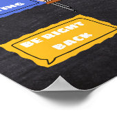 Waar is de School Verpleegkundige Kantoor Door Sig Poster (Hoek)