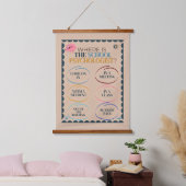 “WAAR IS DE SCHOOLPSYCHOLOOG”™ HANGEND WANDKLEED (Slaapkamer)