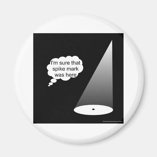 Waar is de Spike Mark? Magneet (Voorkant)