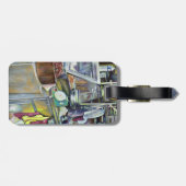 Waar is de viskop curry? Singapore Bagagelabel (Achterkant horizontaal)