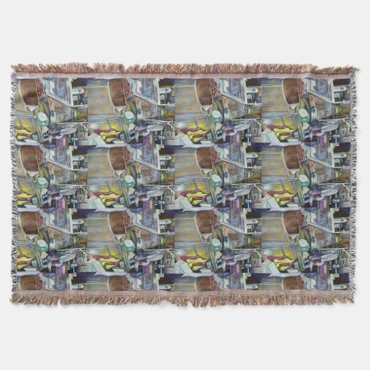 Waar is de viskop curry? Singapore Deken (Voorkant)