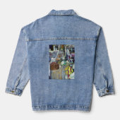 Waar is de viskop curry? Singapore Denim Jacket (Achterkant)
