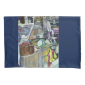 Waar is de viskop curry? Singapore Kussensloop (Voorkant)