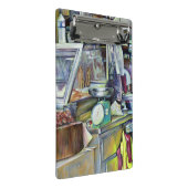 Waar is de viskop curry? Singapore Mini Klembord (Schuin)