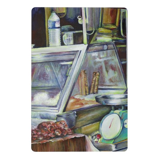 Waar is de viskop curry? Singapore Mini Klembord (Achterkant)