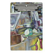 Waar is de viskop curry? Singapore Mini Klembord (Voorkant)