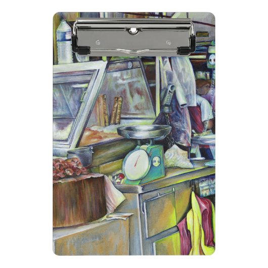 Waar is de viskop curry? Singapore Mini Klembord (Voorkant)