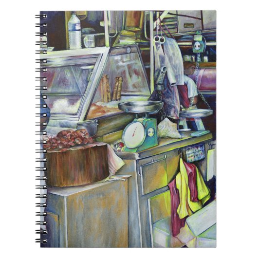 Waar is de viskop curry? Singapore Notitieboek (Voorkant)