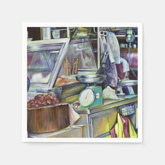 Waar is de viskop curry? Singapore Servet (Voorkant)