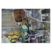 Waar is de viskop curry? Singapore Snijplank (Voorkant)