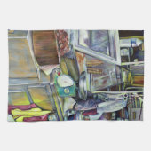 Waar is de viskop curry? Singapore Theedoek (Horizontaal)