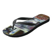 Waar is de viskopcurry? Singapore Teenslippers (Schuin)