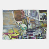 Waar is de viskopcurry? Singapore Theedoek (Horizontaal)