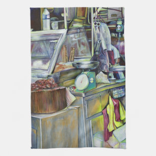 Waar is de viskopcurry? Singapore Theedoek