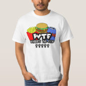 Waar is de voedselbrok? t-shirt (Voorkant)