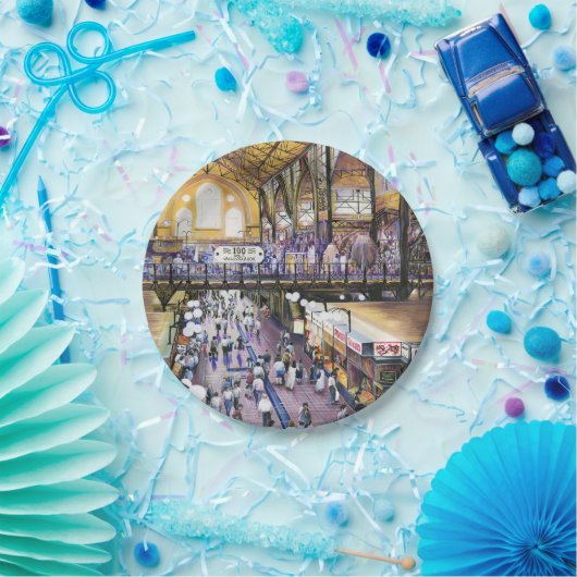 Waar is de waterkast? Boedapest Papieren Bordje (Feest)