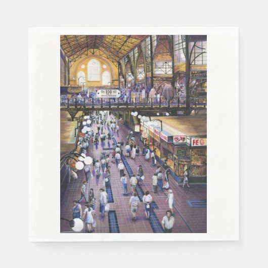 Waar is de waterkast? Boedapest Servetten (Voorkant)