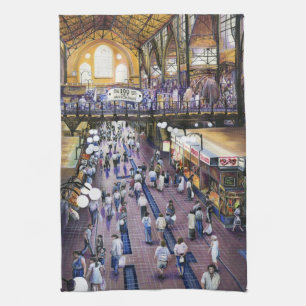 Waar is de waterkast? Boedapest Theedoek