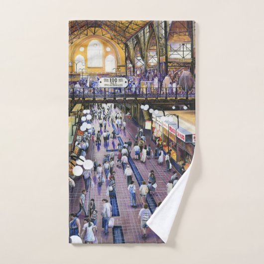 Waar is de waterkast van de vrouw? Boedapest Bad Handdoek (Handdoek)