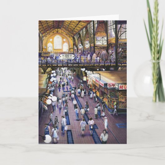 Waar is de waterkast voor vrouwen? Wenskaart Kaart (Voorkant)