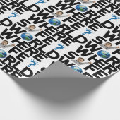 Waar is de wereld veilig? Wij willen vrijheid en v Cadeaupapier (Hoek)