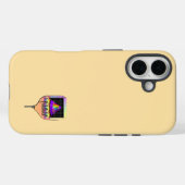 Waar is de zon pickleball crème Case-Mate iPhone case (Achterkant (horizontaal))