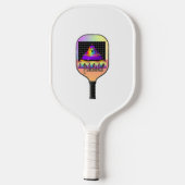 Waar is de zon pickleball paddle (Achterkant)