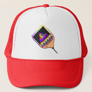 Waar is de zon pickleball rood trucker pet
