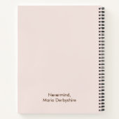 Waar is dit voor? Levensrampen? grappig Notitieboek (Achterkant)