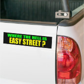 Waar is Easy Street Bumpersticker? Bumpersticker (Op Truck)