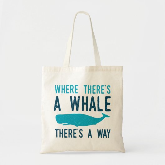 Waar is een walvis? tote bag (Voorkant)