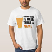 Waar is er Beer L/S Amer Kleding T-Shirt (Voorkant)
