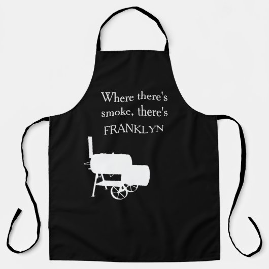 Waar is er rooknaam Monogram Grill Smoker Schort (Voorkant)