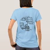 WAAR IS FRANK? T voor vrouwen T-shirt (Achterkant)
