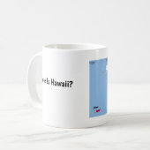 Waar Is Hawaï? Mok (Voorkant links)