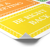 Waar is het deurbord van de Kantoor van de raadgev Poster (Hoek)