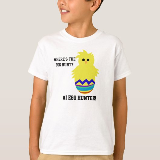 Waar is het Egg Hunt T-shirt? T-shirt (Voorkant)