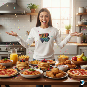 Waar is het eten T-shirt heren