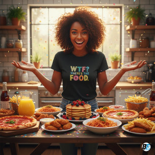 Waar is het eten T-shirt heren