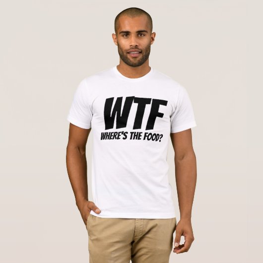 WAAR IS HET ETEN WTF T-SHIRTS PA (Voorkant volledig)