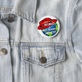 Waar is het geld van Mitt? Ronde Button 5,7 Cm (In situ)