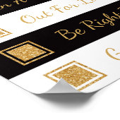 Waar is het hoofddeurbord van de Kantoor Poster (Hoek)