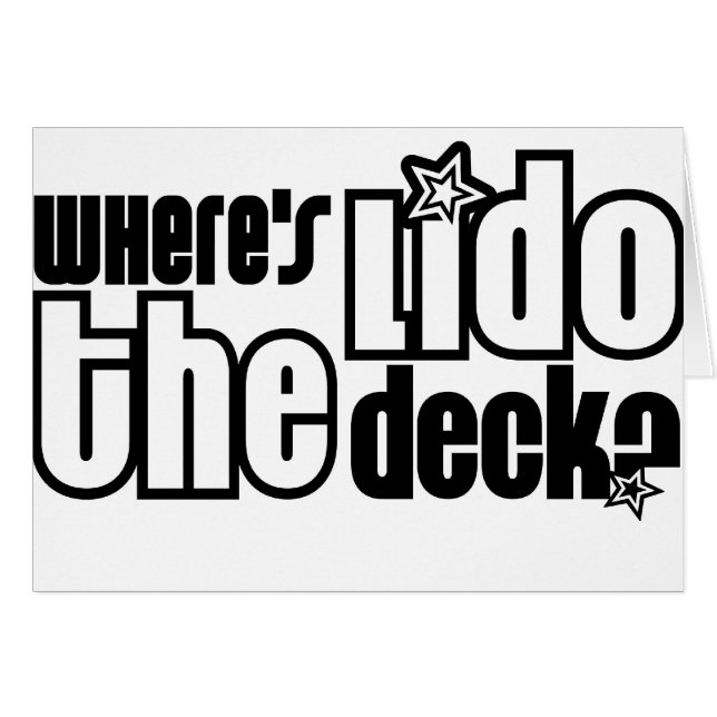 Waar is het Lido Deck? (Voorkant Horizontaal)