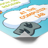 Waar is het thema dinosauriërs? poster (Hoek)