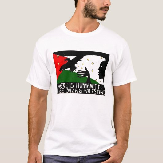 Waar is Humanity Artsy T-shirt (Voorkant)