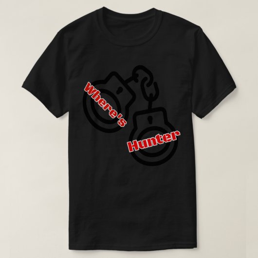 Waar is Hunter? T-shirt (Design voorkant)
