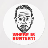 Waar is Hunter Waterproof label sticker 15 stuks (Design 2)