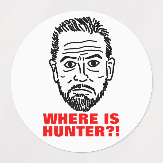 Waar is Hunter Waterproof label sticker 15 stuks (Design 1)